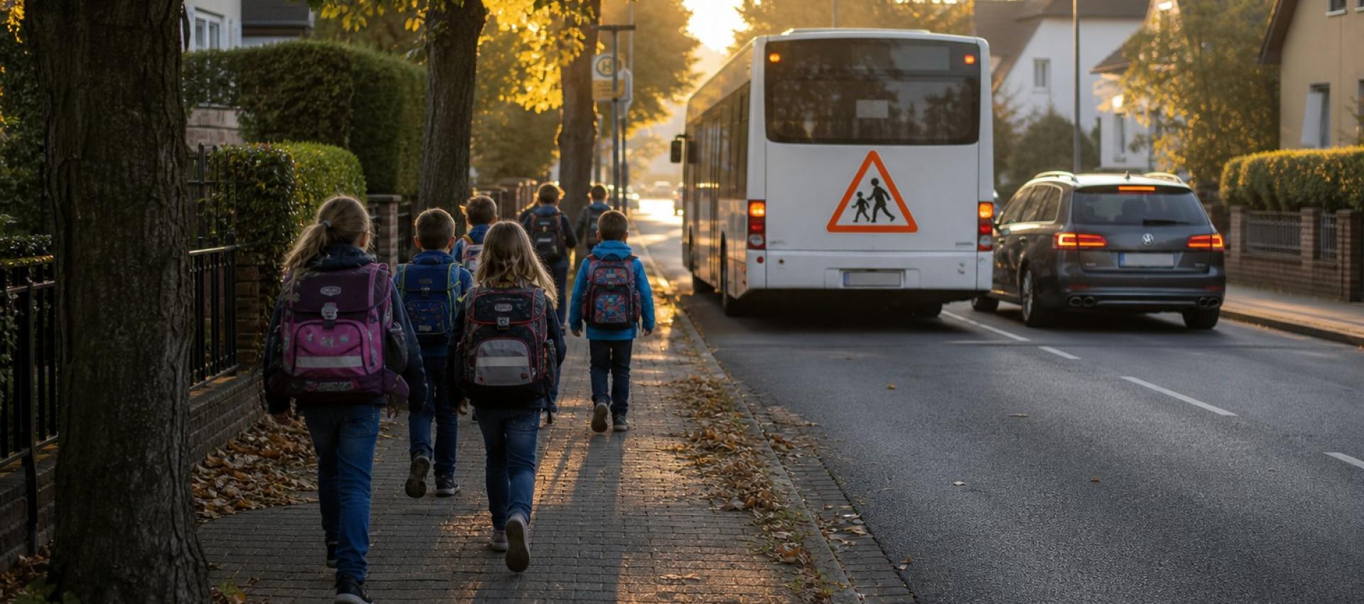 Schulbeginn: Wenn die Strassen sich ver&auml;ndern und Fahranf&auml;nger aufpassen m&uuml;ssen